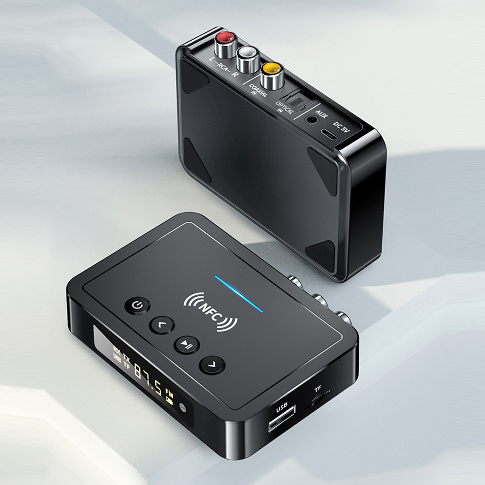 Nfc Adapter 3 v 1 BT adaptér NFC BT5.0 vysielač prijímač FM adaptér