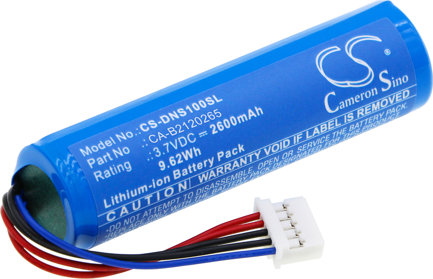 TECHTEK Akku Kompatibel mit [Denon] DSB-100, Envaya Mini Ersetzt CA-B2120265, für CABICR18650-260