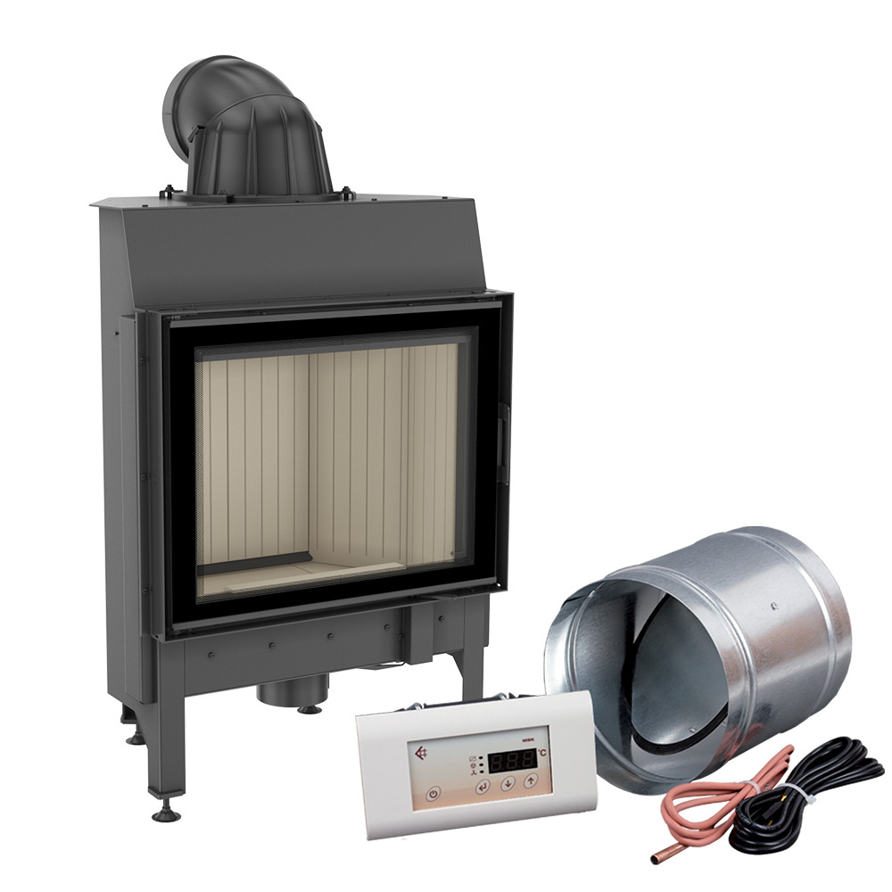 Inteligentný oceľový krb KRATKI NADIA 10 kW Ø 200 MSK