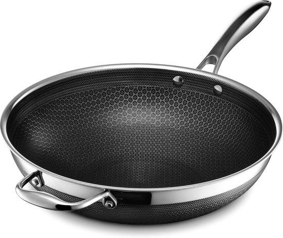 OEM Hybride Anti-Aanbak Wok, 30,5 cm, Induktiegeeignet 2026