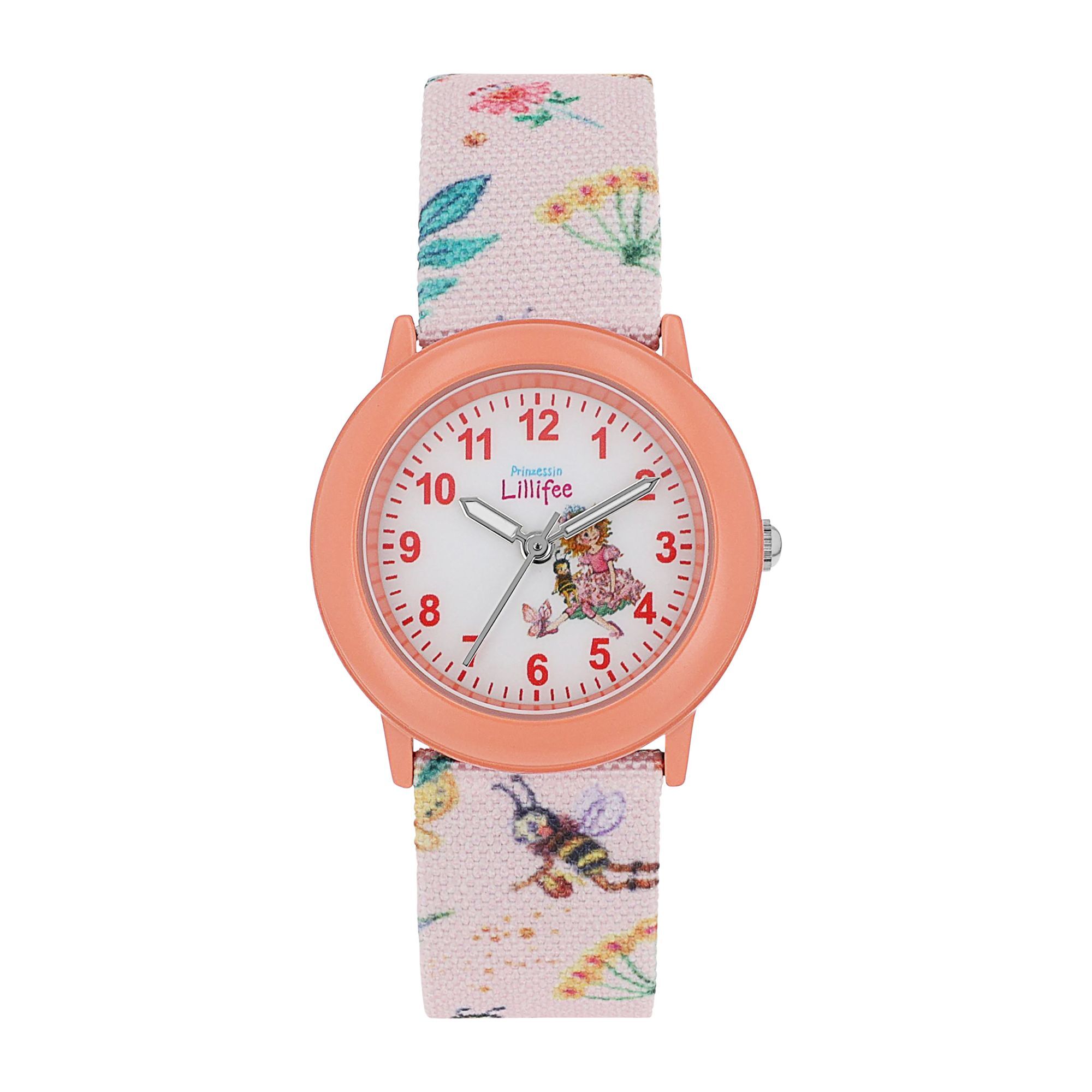 Prinzessin-Lillifee Prinzessin Lillifee Uhr Kinder Armbanduhr Mädchenuhr Textil 2037725