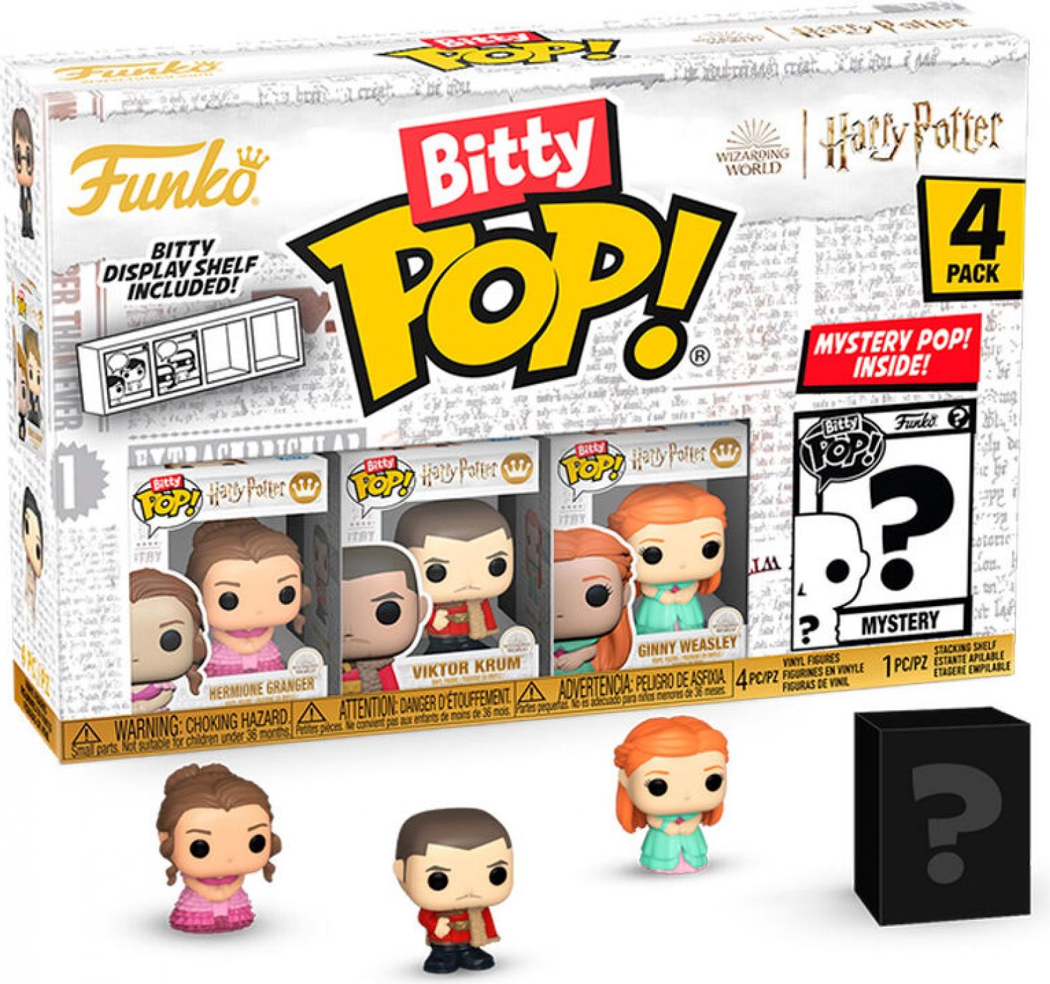 Harry Potter - Hermione Granger Viktor Krum Ginny Weasley Bitty Pop! Funko FK83655