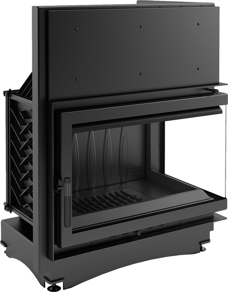 Liatinový krb Oliwia pravicový 16 kW Ø 200