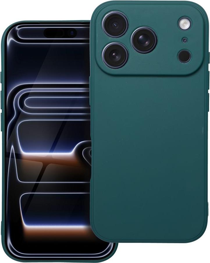 MATT kryt na mobilný telefón vhodný pre IPHONE 17 Pro tmavozelený
