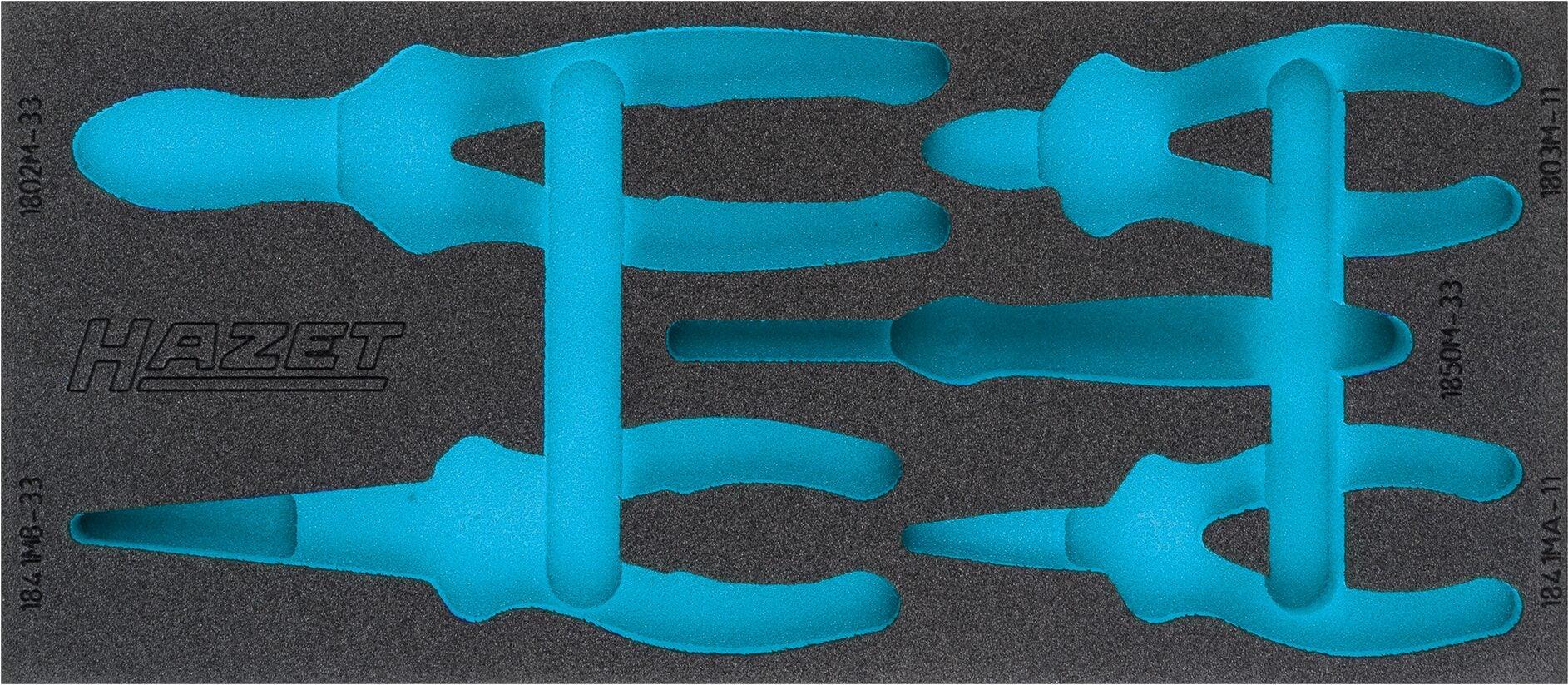 Hazet 2-Komponenten Weichschaum-Einlage für Art.Nr. 163-375/5, 1/3+ (172 x 392 mm) 163-375L