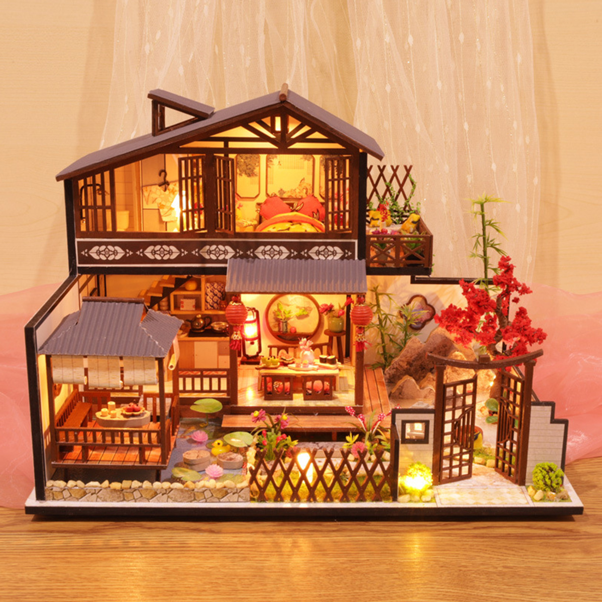 Puppenhaus Goldköpfchen mit Bildern Puppenstube-M1zu12 1121# Miniaturbuch 