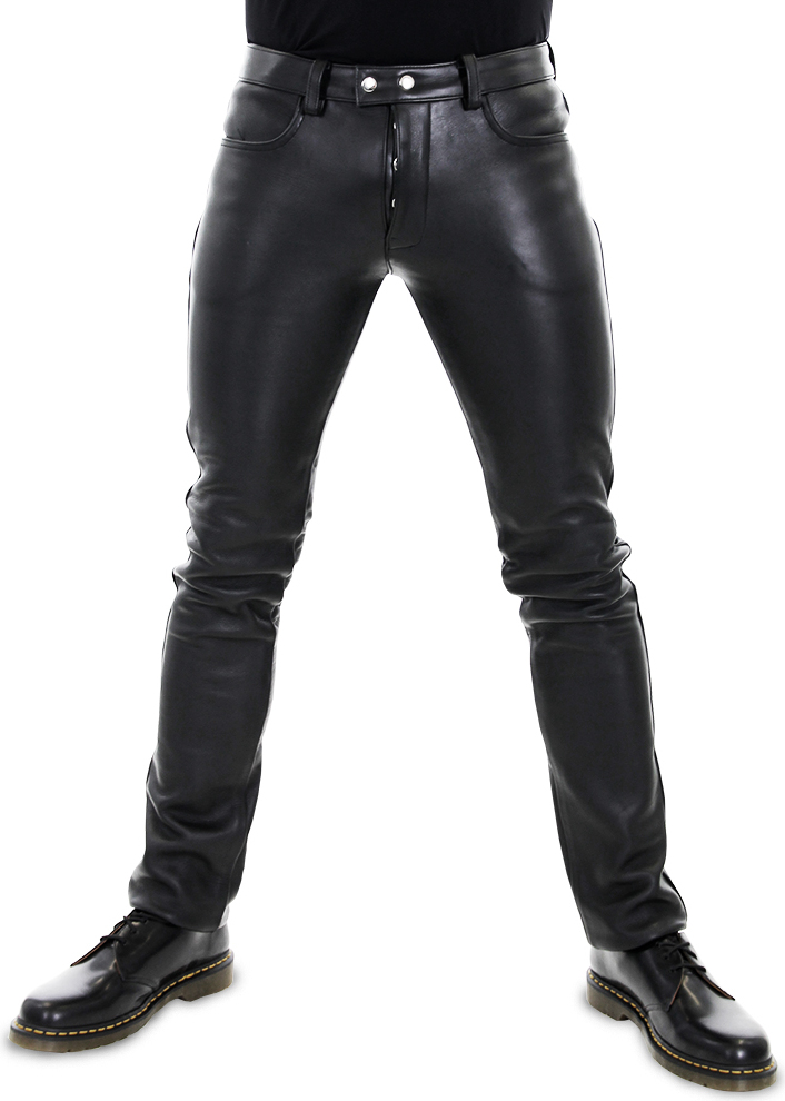 Bockleder Bockle® New 5 BoB Lederhose Lederjeans Echtleder Herren Leder Hose, W40/L36 BLR-711-W40-L36