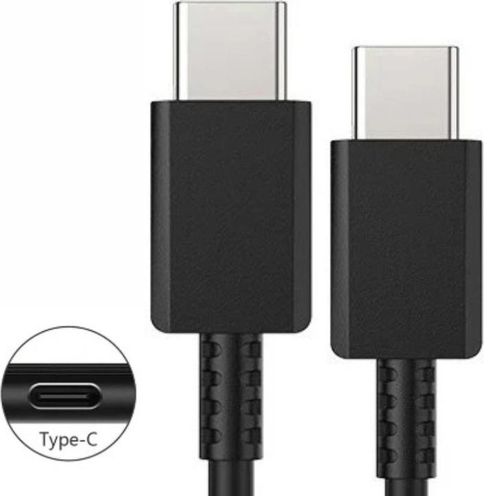T-ProTek Schwarz USB-C auf USB-C Datenkabel Ladekabel für NIKON D6 Spiegelreflexkamera