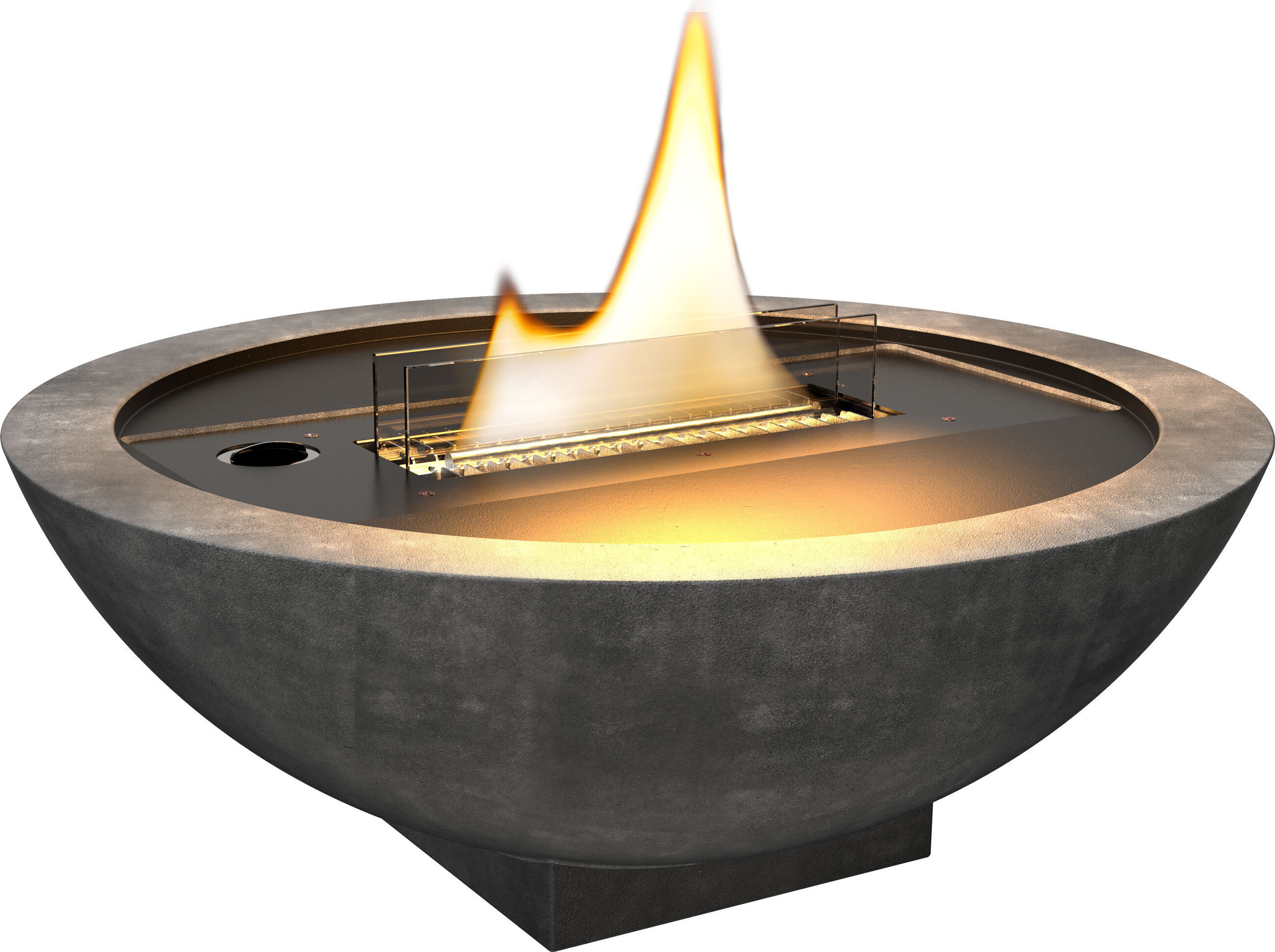 Tenderflame - Iris Beton-Kamin, nachfüllbar, für den Innen- und Außenbereich 136770983