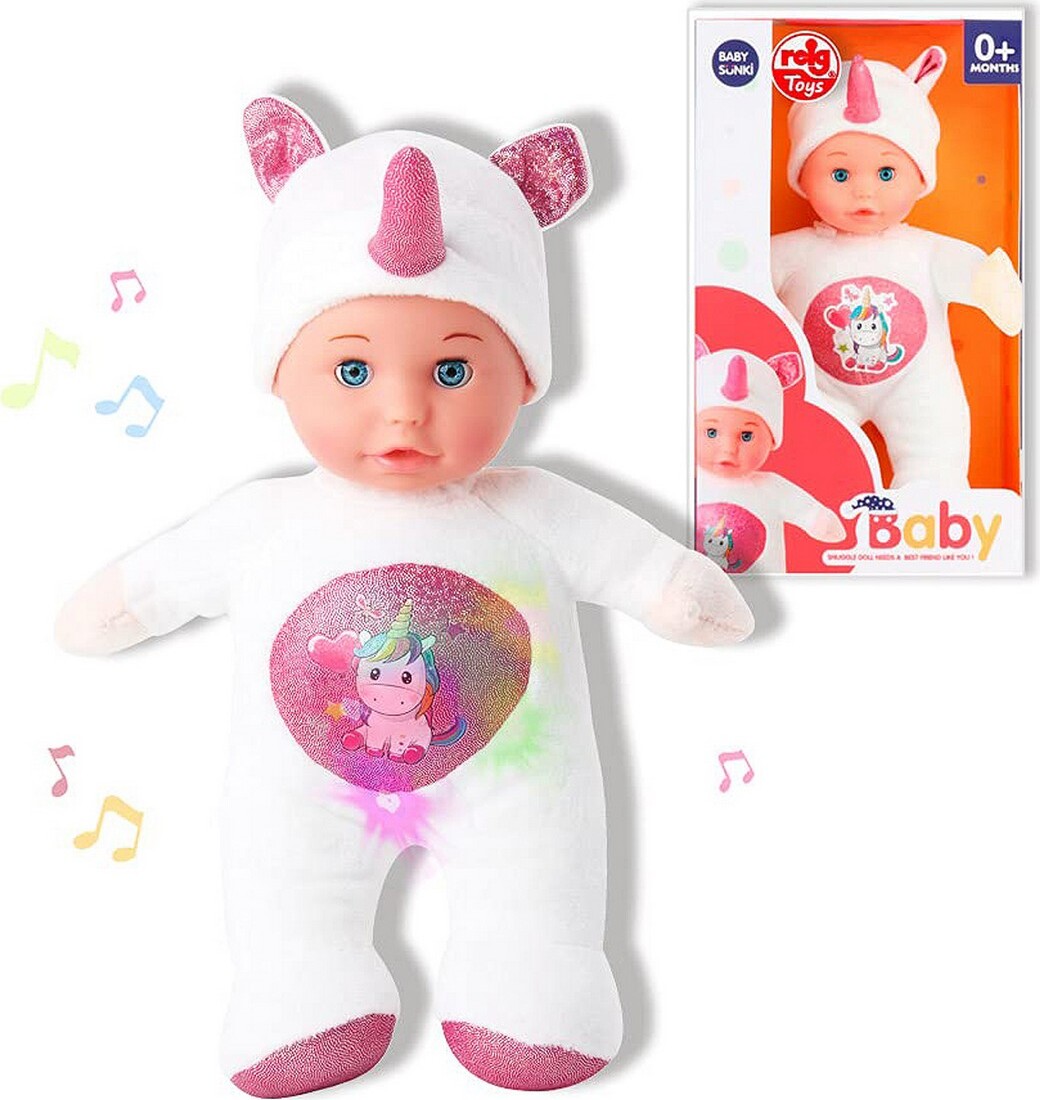Puppe Reig Weiß Einhorn Plüschtier (30 cm)