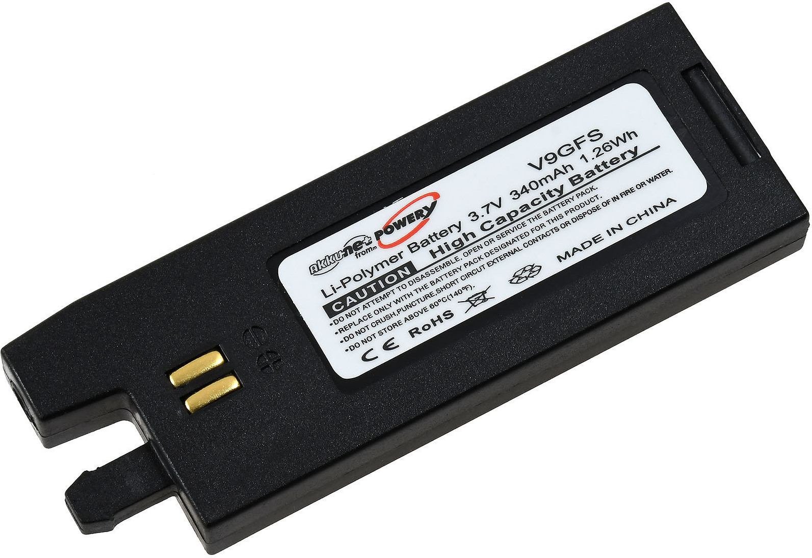 Powery Akku für Tuning-System Gibson Min-ETune-System G1.64.GIB.1.4E