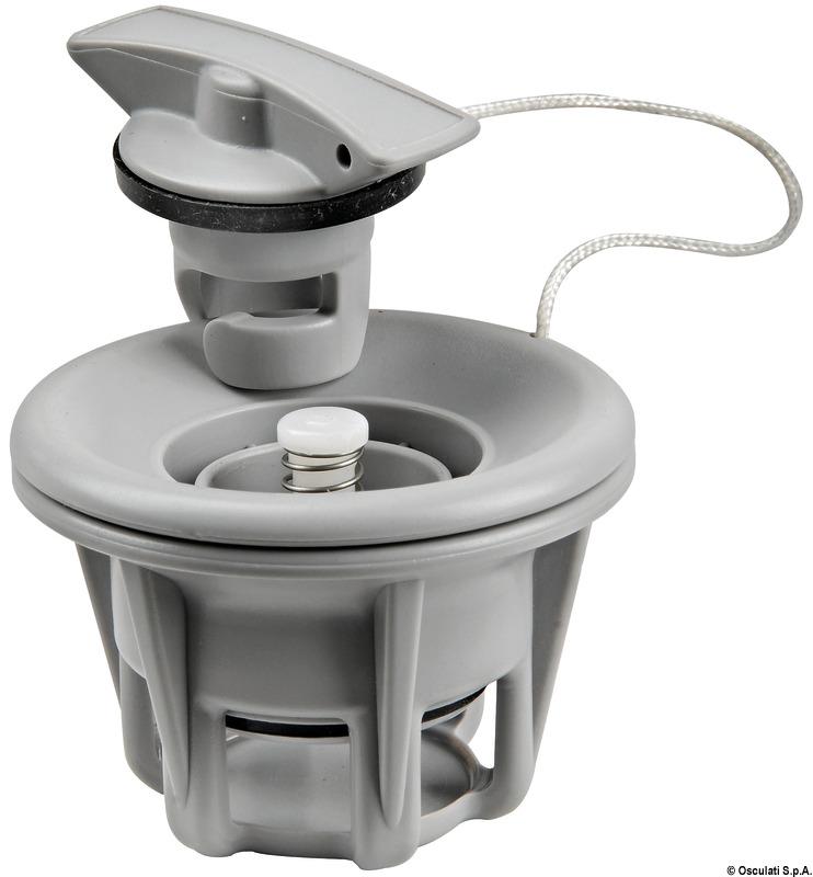 Inflation/deflation Ventil mit cartridge Filter Osculati 66.446.41