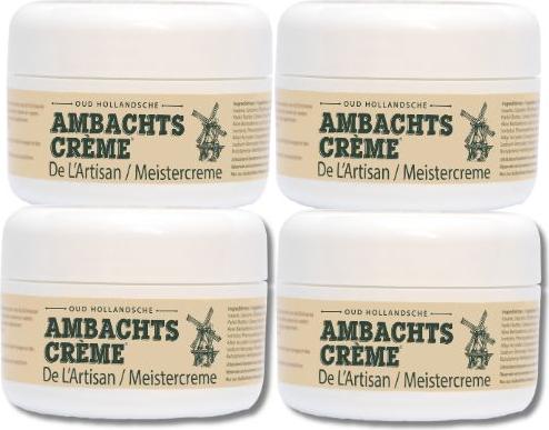 Ambachtscrème Oud Hollandsche Ambachtscreme - Meistercreme (200 ml) – 4 Stück
