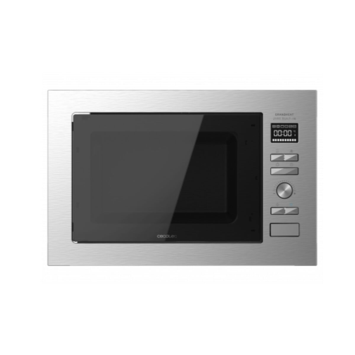 Cecotec Einbau-Mikrowellen mit Teller GrandHeat 2590 Built-In Steel Black 4966
