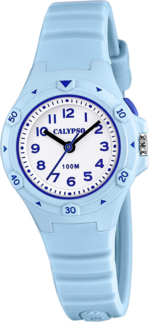 Detské hodinky Calypso pre mládež gumové svetlomodré Náramkové hodinky Calypso Junior D2UK5846/2