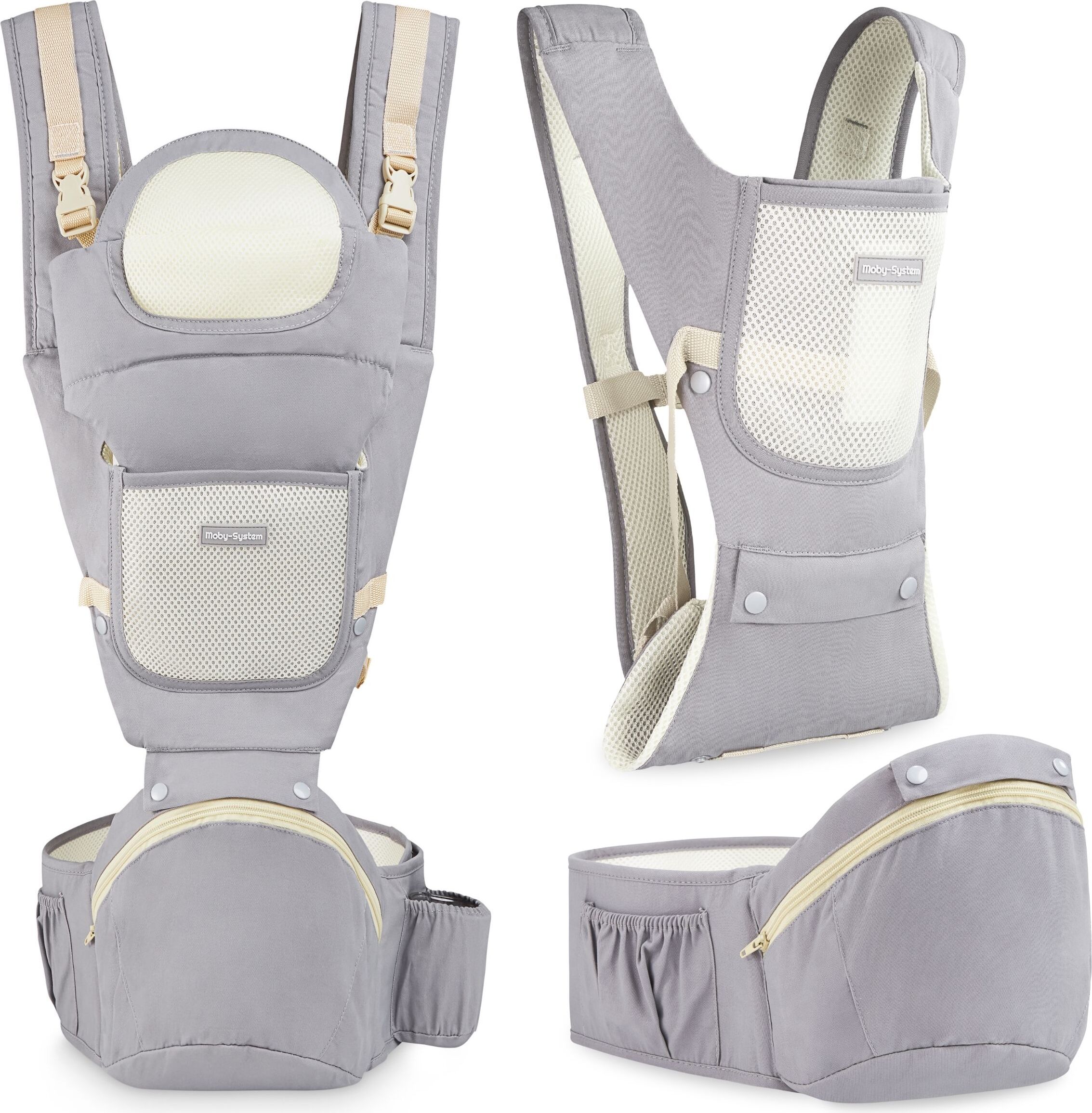 Marsupio Ergonomico Per Neonati E Bambini 0-36 Mesi – Anteriore E Posteriore, Leggero, Traspirante, Posizione A 'M'