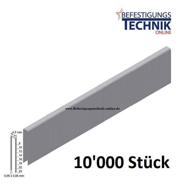 Klammern 12mm verzinkt für Bostitch 21697B-E Serie 93 Prebena O 1M-O25SDS-S10 KL-30 10M 1931200Z