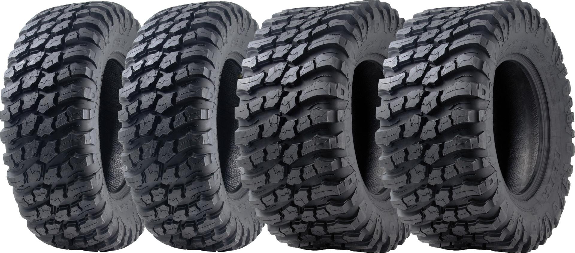 Parnells 27x9.00R14 & 27x11.00R14 ATV Reifen 8ply OBOR Terrarex Road Legal (Satz von 2 & 2) EC7549