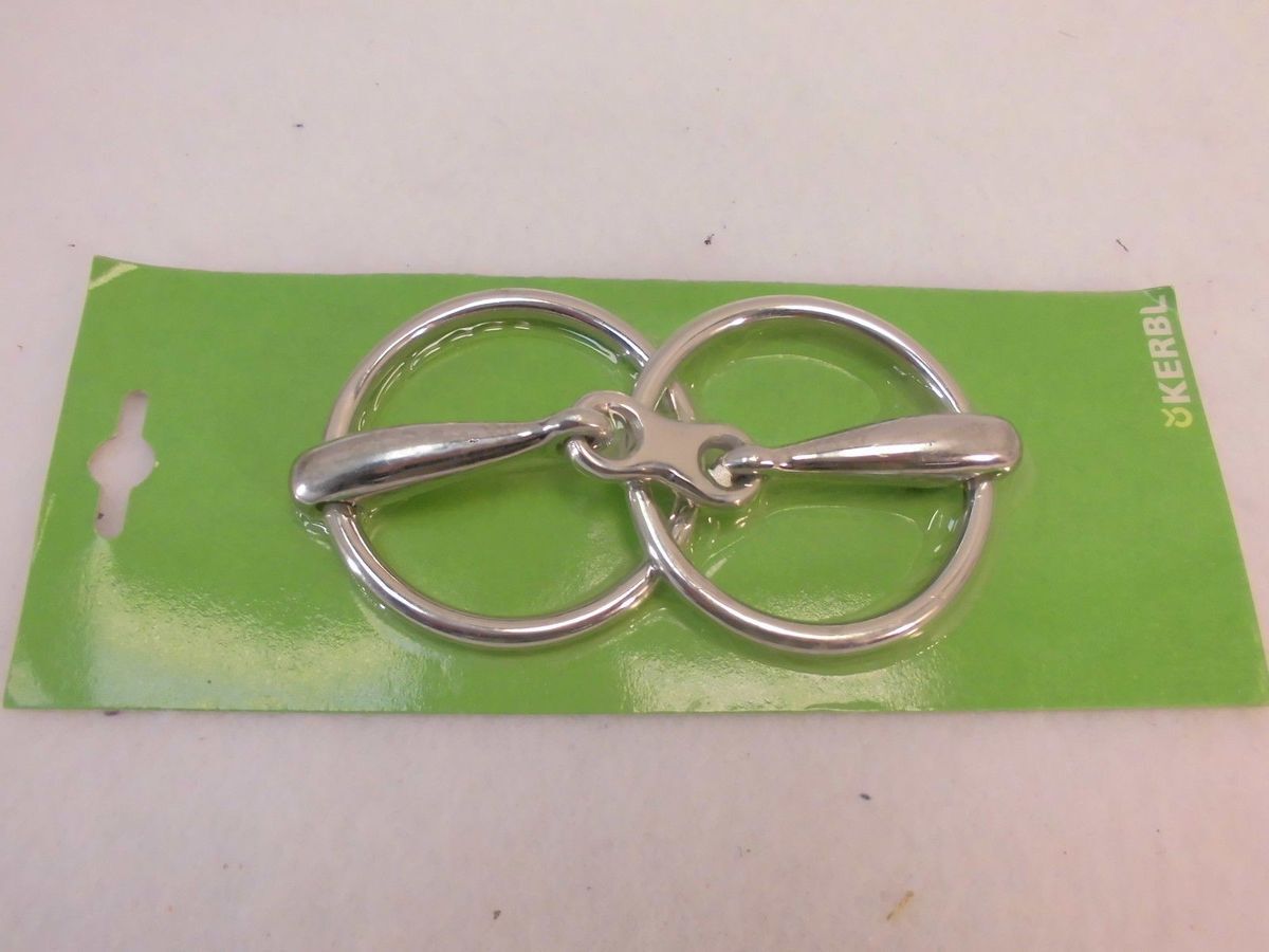 Kerbl Wassertrense doppelt gebrochen 12,5cm Pferdeausbildung hochwertig effektiv 321732/1