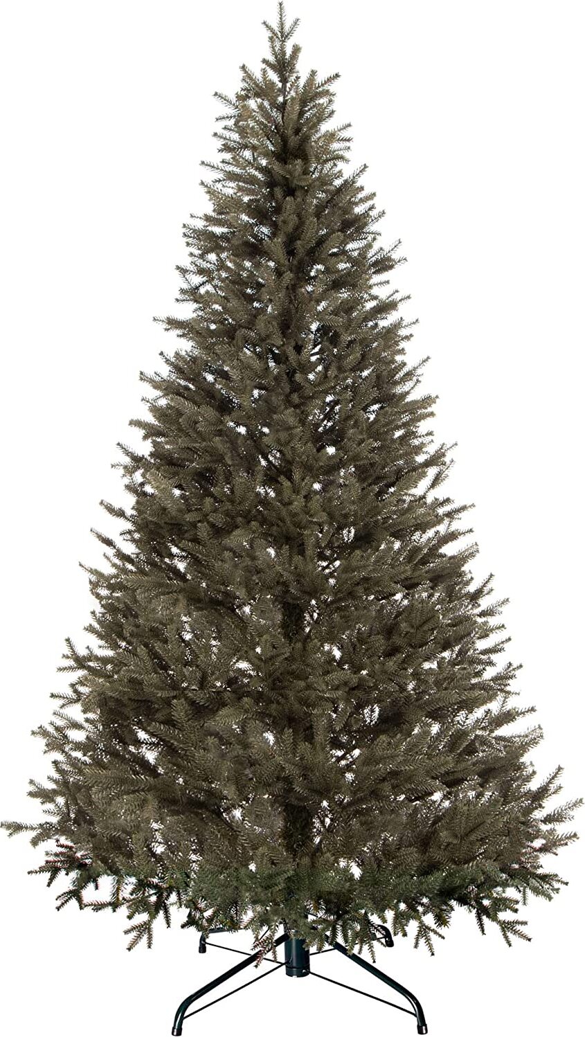 SPRINGOS Künstlicher Weihnachtsbaum Premium Fichte 210 cm Spritzguss 3D-Weihnachtsbaum Christbaum Rotfichte inkl. Metallständer