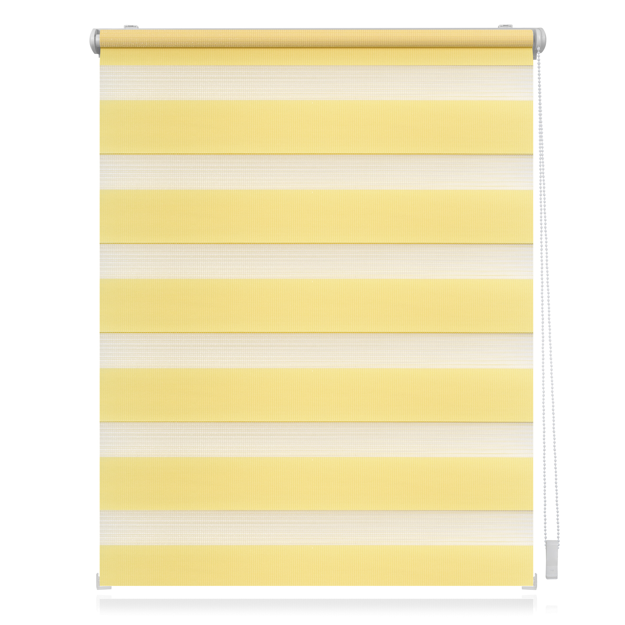 Lichtblick Duo-Rollo Klemmfix, ohne Bohren Gelb 45 cm x 15 KDR.045.150.11