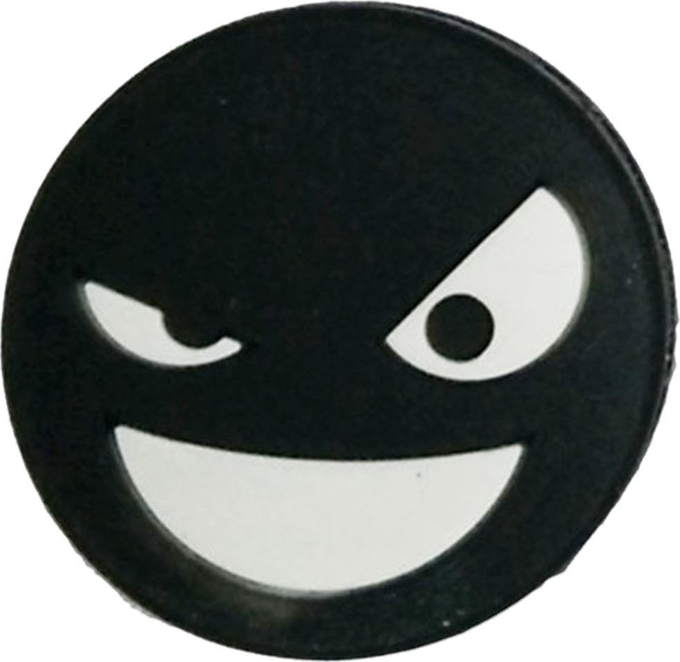 Homedvery Tennisschläger-Vibrationsdämpfer, Silikon-Stoßdämpfer für Tennisschläger, wiederverwendbar, Smiley-Gesicht, Tennisschläger-Dämpfer 4185069@Hdvery