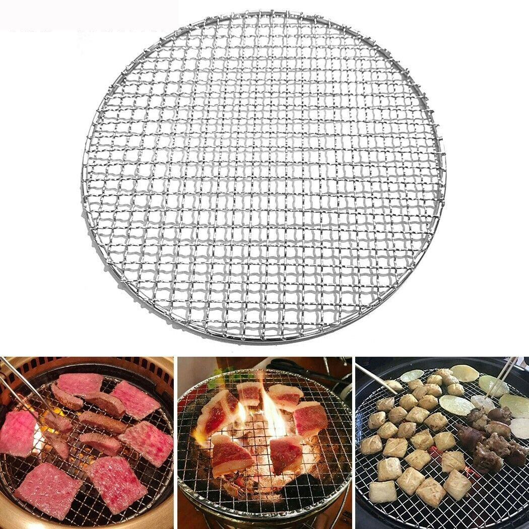 2 Runde Grillgitter – 40,6 Cm, Fiberglas, Wiederverwendbar, Für Gemüse, Fleisch & Fisch