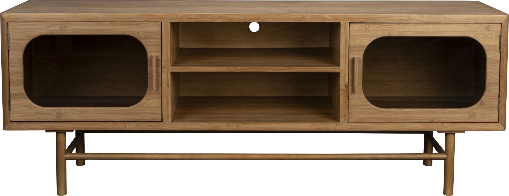 Sideboard TV-Board CAROUN aus carbonisiertem Bambus von DutchBone 4300058