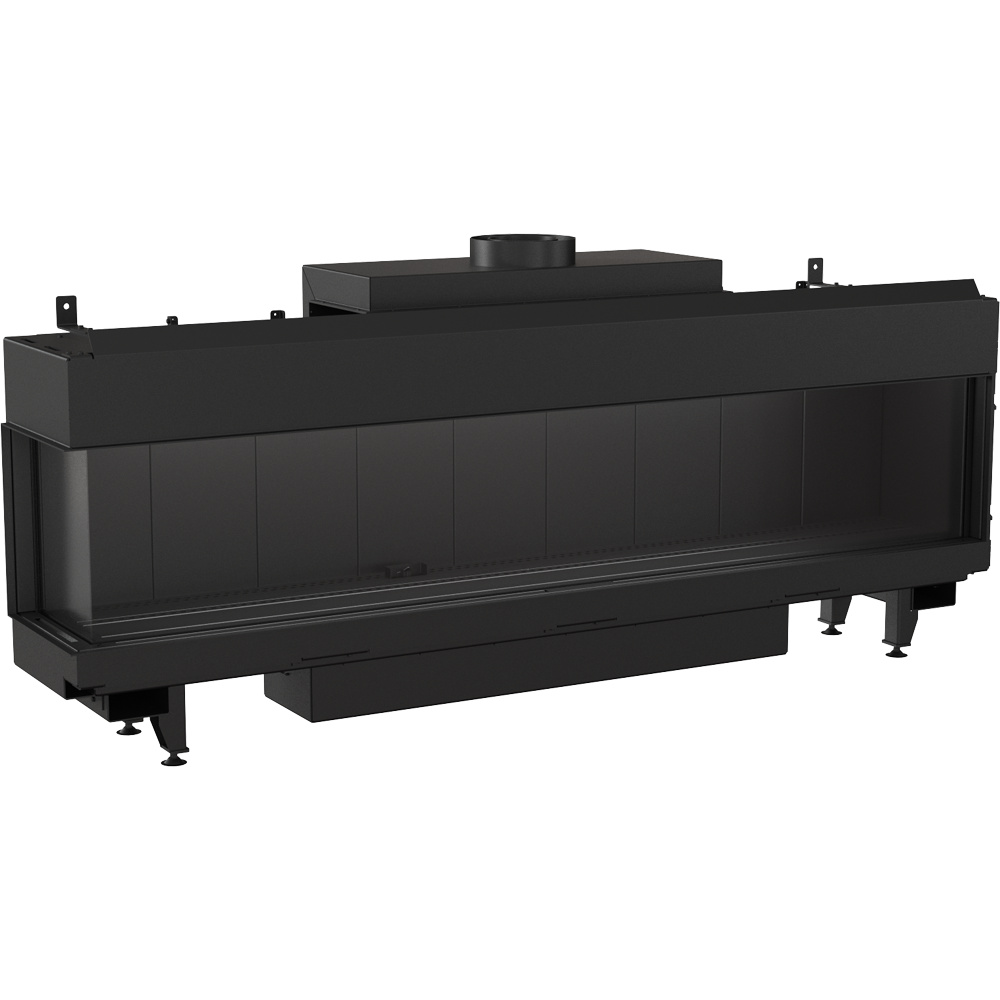 Plynový krb LEO 100 ľavý propán bután fi 100/150 9,5 kW