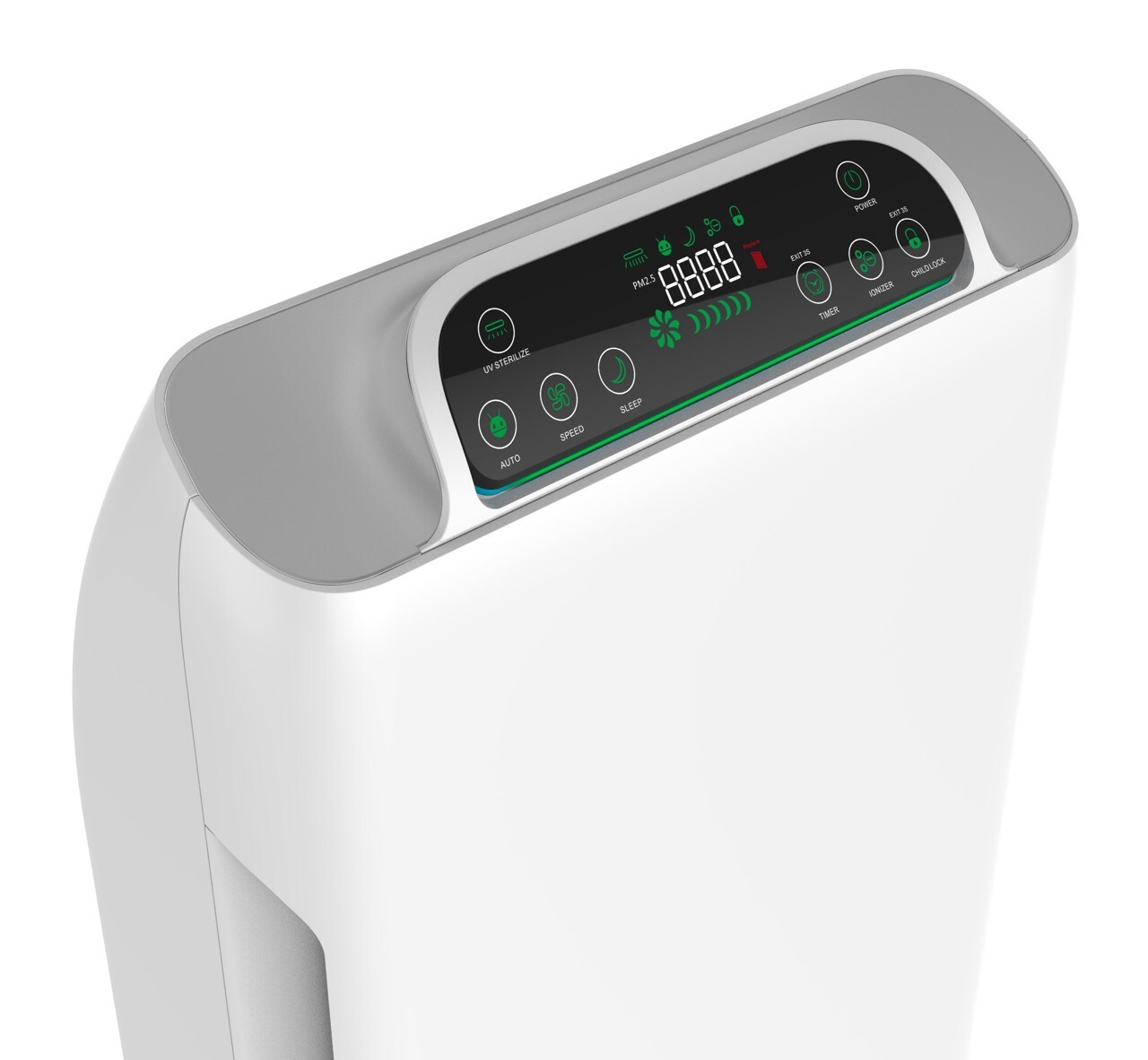 Guzzanti GZ 995 Luftreiniger mit Ionisierung