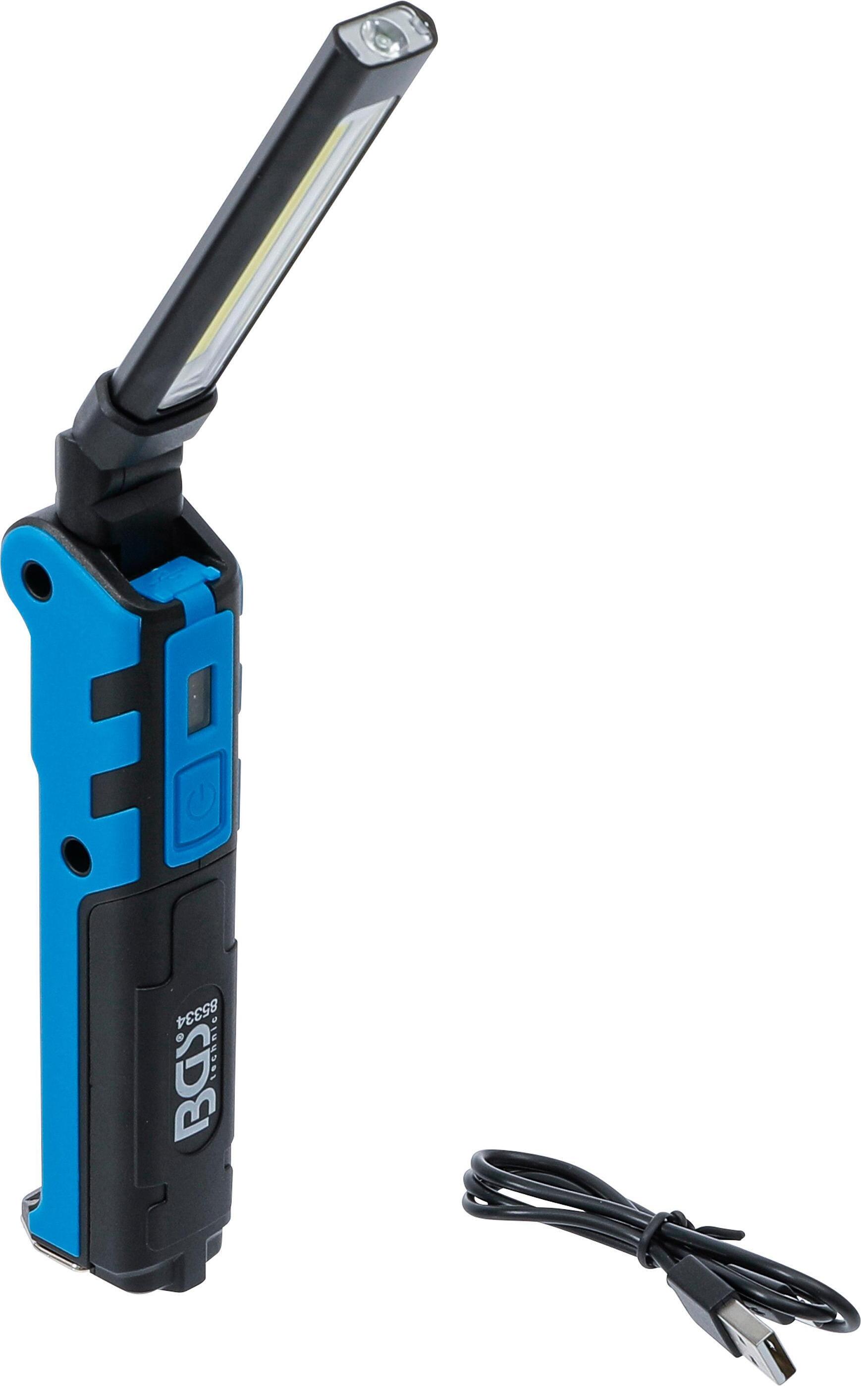 BGS technic BGS 85334 Akku-Knicklampe, COB-LED, 5 W