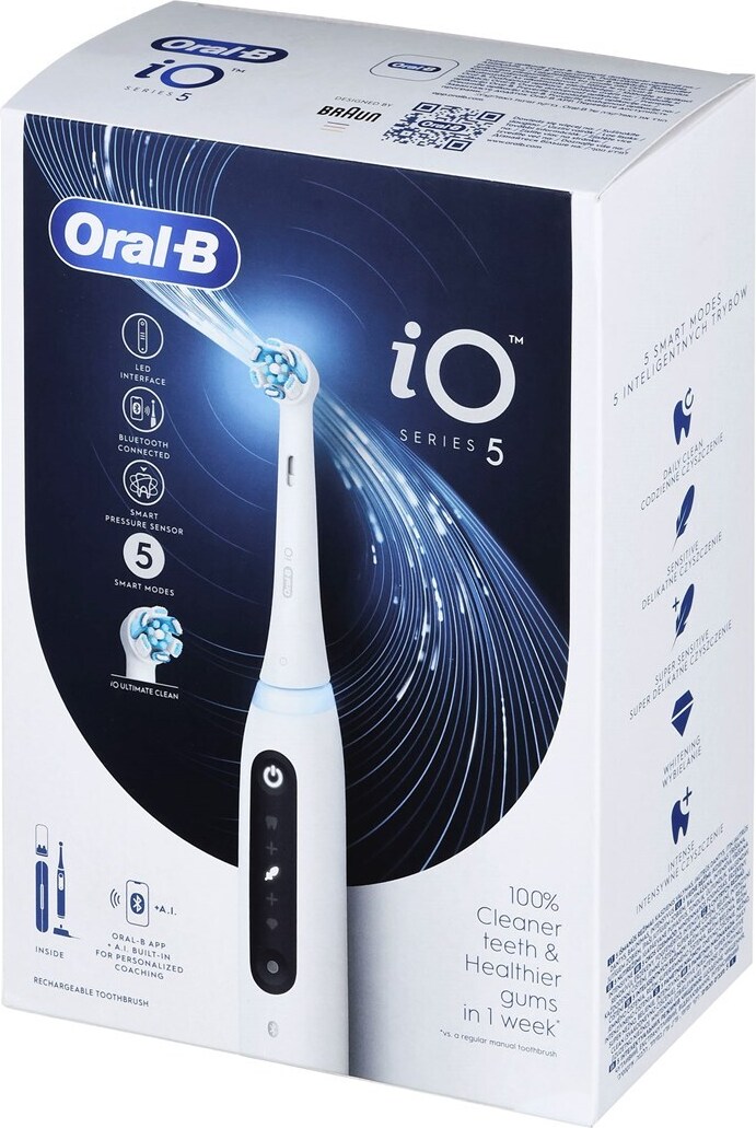Braun Oral-B iO5 Elektrische Zahnbürste Quite White