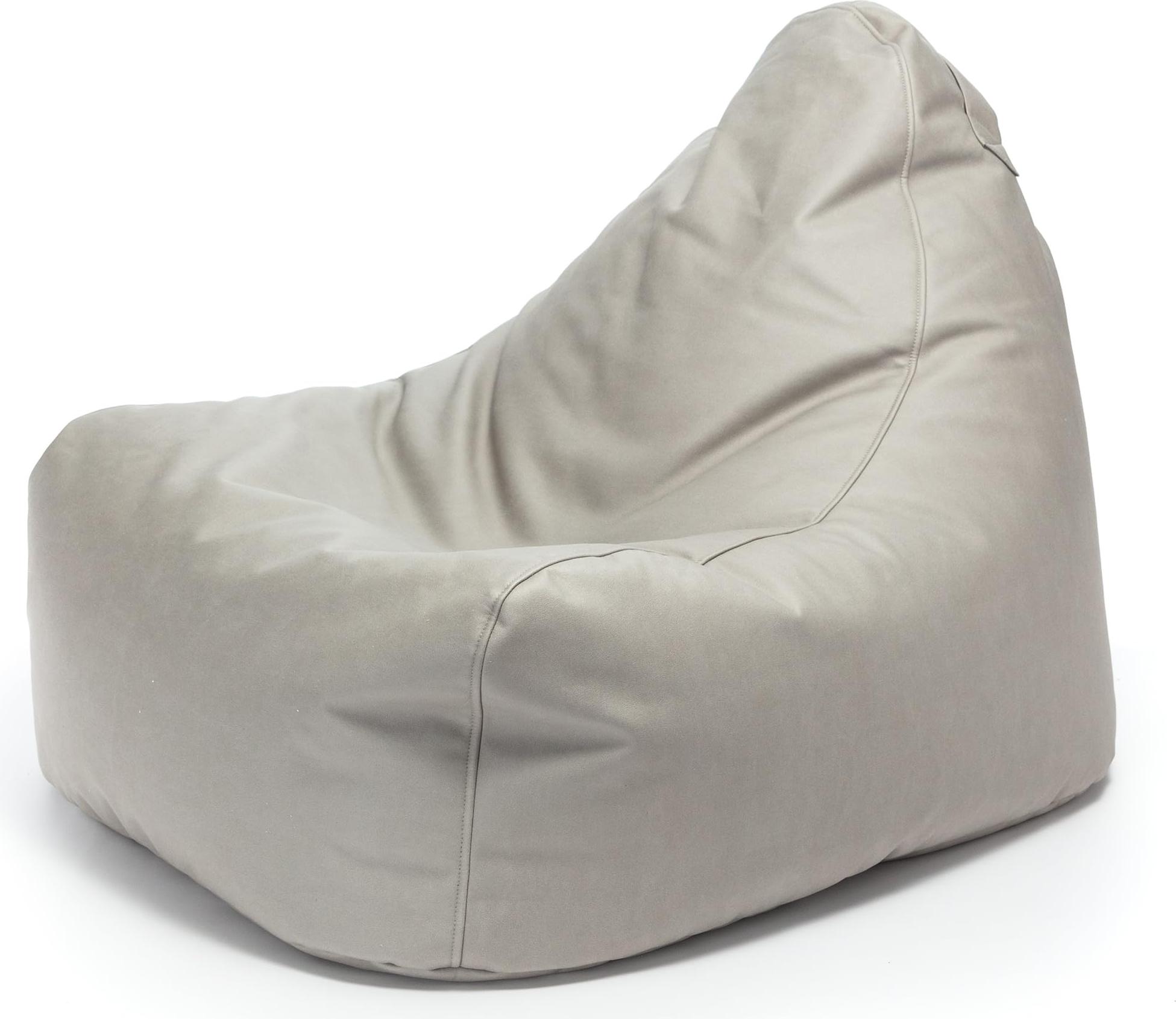 Ecopuf - Sitzsack Bean Bag mit Füllung und Griff - 80 x 80 x 35 cm - V80