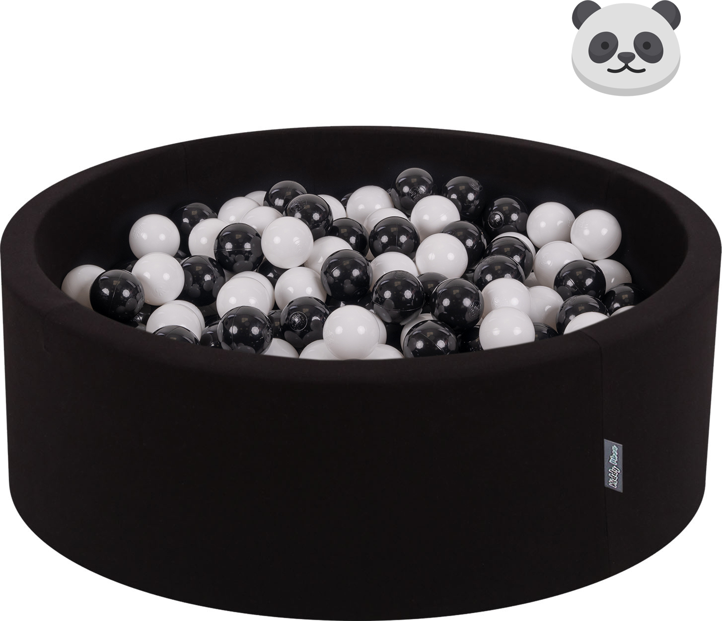 Piscine À Balles KiddyMoon - 300 balles colorées - 90x30cm - Rond