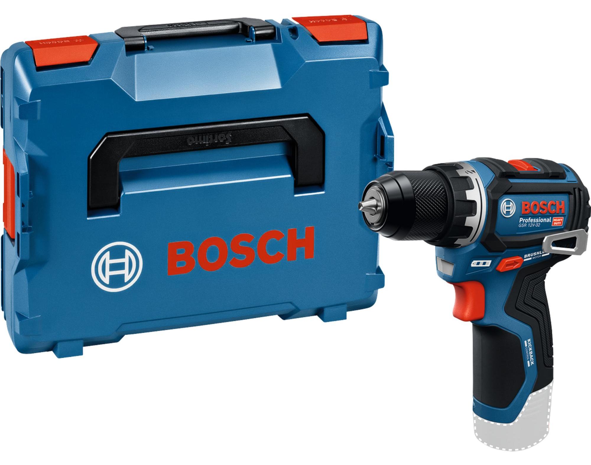 Bosch GSR 12V-32 Professional, Pištoľová vŕtačka, Rýchloupínanie, 1 cm, 0,8 mm, 475 ot/min, 1800 ot/min
