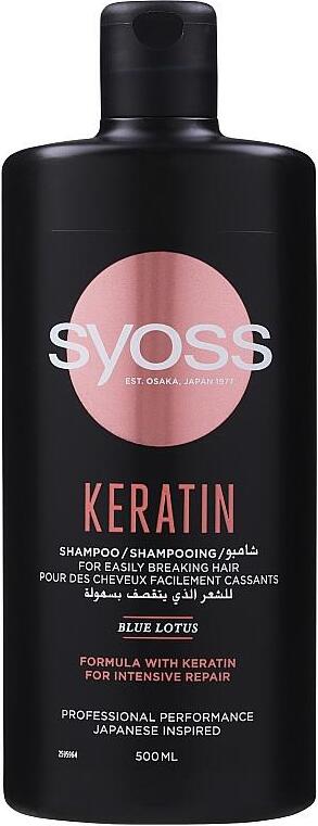 Syoss Keratínový šampón Blue Lotus - 500ml