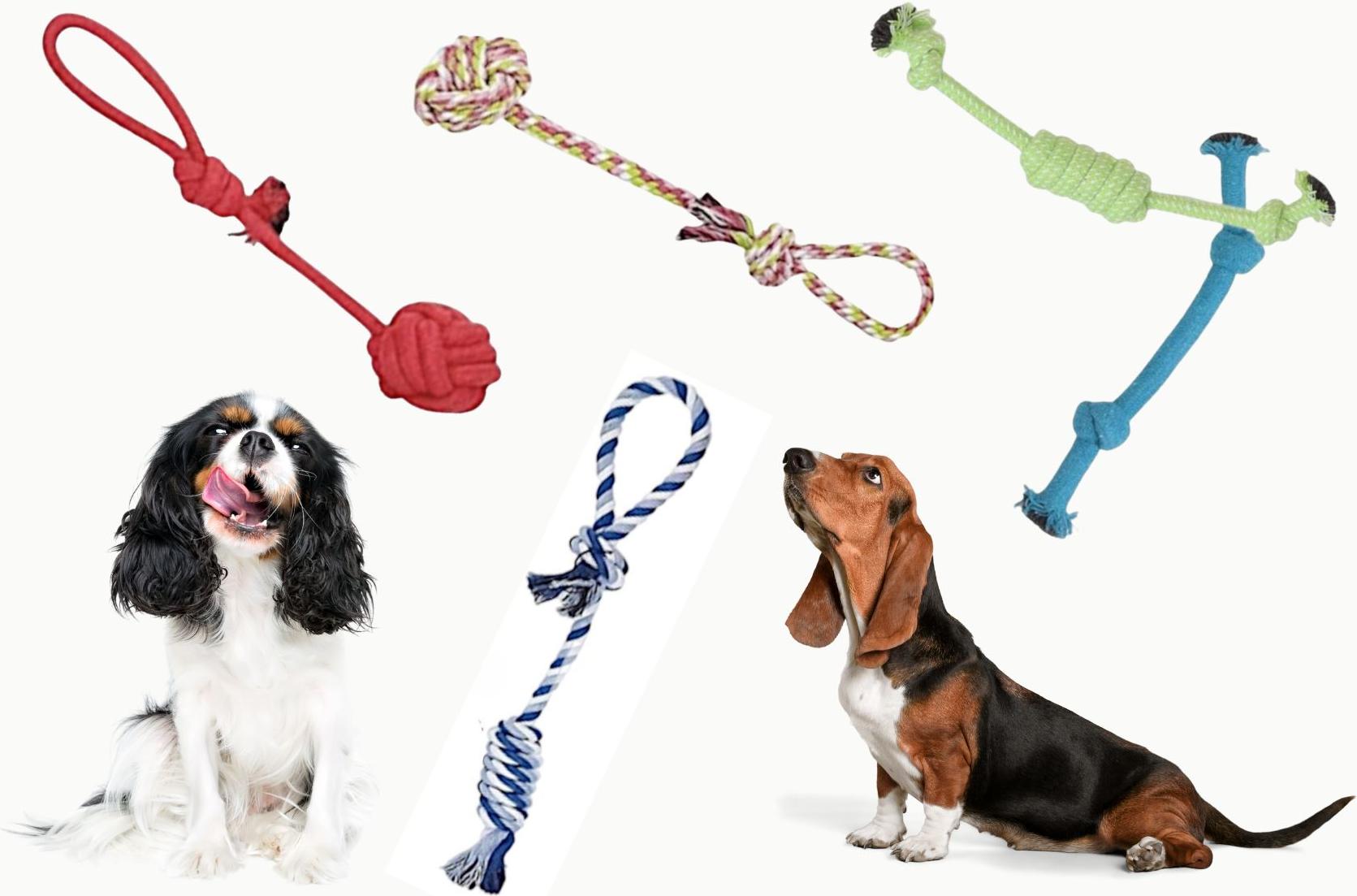 JDS Zerrspielzeug für große Hunde, 5er-Set Spielzubehör