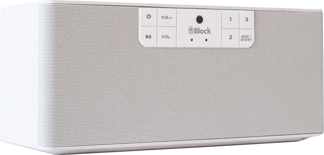 Audioblock BLOCK B, Weiß, 30 W, Dual-Band (2,4 GHz/5 GHz), 36 W, 290 mm, 120 mm BLOCK B WEISS