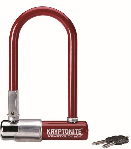 Kryptonite Kryptolok Mini 7 Bügelschloss Rot 12.7 x 102 x 292 mm Rot 12.7 x 102 x 292 mm KRY002024
