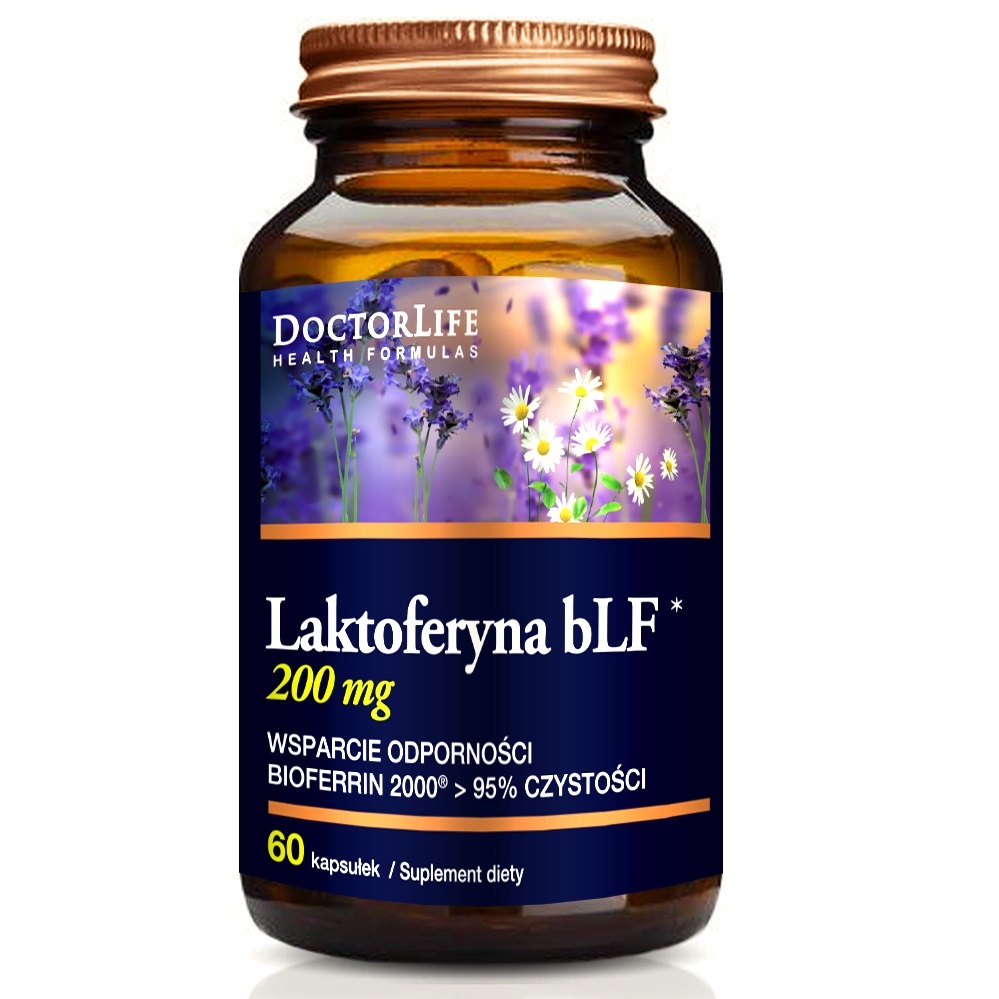 Doctor Life Lactoferrin bLF 200 mg 60 Kapseln