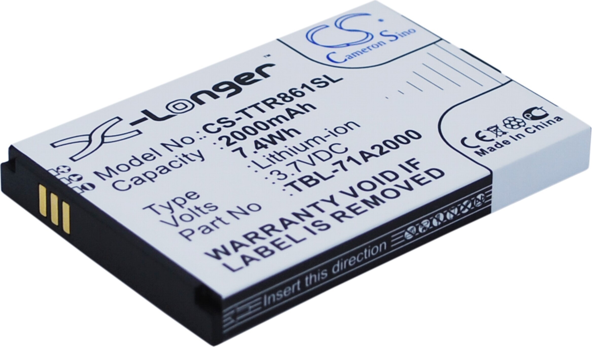 Batterie TECHTEK 2000mAh Compatible IMET – Ni-MH, 3.6V, 7.2Wh – Pour émetteurs ARES, BE, M550, THOR, ZEUS
