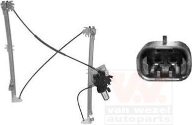 VAN Wezel | Regulátor okien s elektromotorom (0685266) vhodný pre BMW