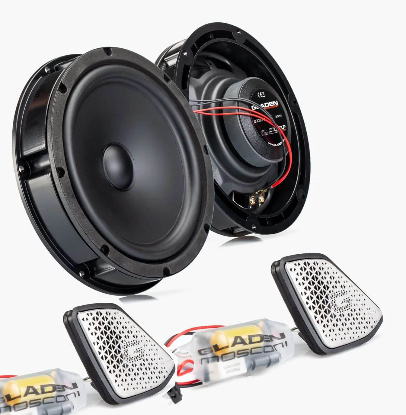 Gladen One T6 APPEARANCE | FAHRZEUGSPEZIFISCHES 20cm HIGH END SYSTEM FÜR VW T6