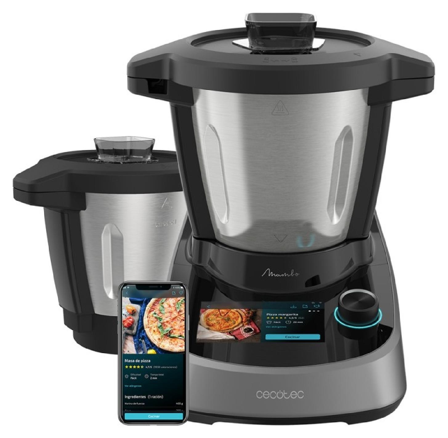 Cecotec Mambo Touch con Jarra Habana, 3,3 L, 120 °C, 37 °C, Boil, Cesto, Hnetenie, Slow cooking, Para, Stew, 720 min, 12,7 cm (5")