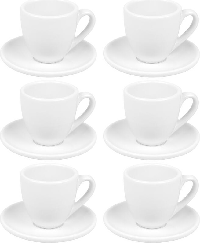 Könitz sada 6 šálok na espresso CoffeeBar, šálky, porcelán, biela, 70 ml, 17 5 700 0003