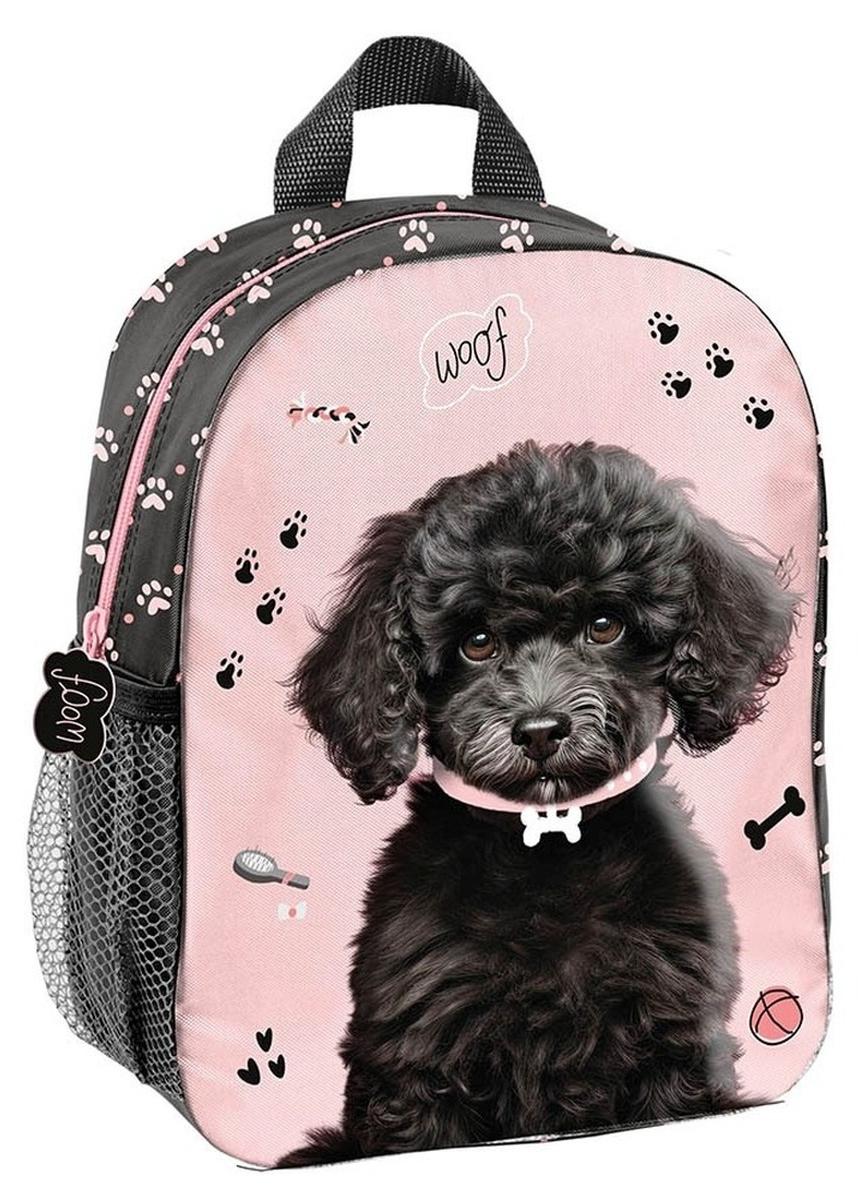 PASO kleiner Kindergartenrucksack für Mädchen Kinder Hund PP25DB-503