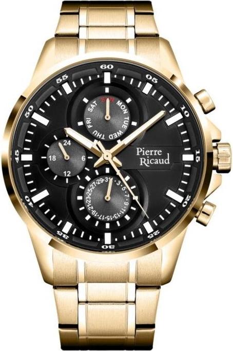 Zlaté hodinky Pierre Ricaud P97034.1114QF