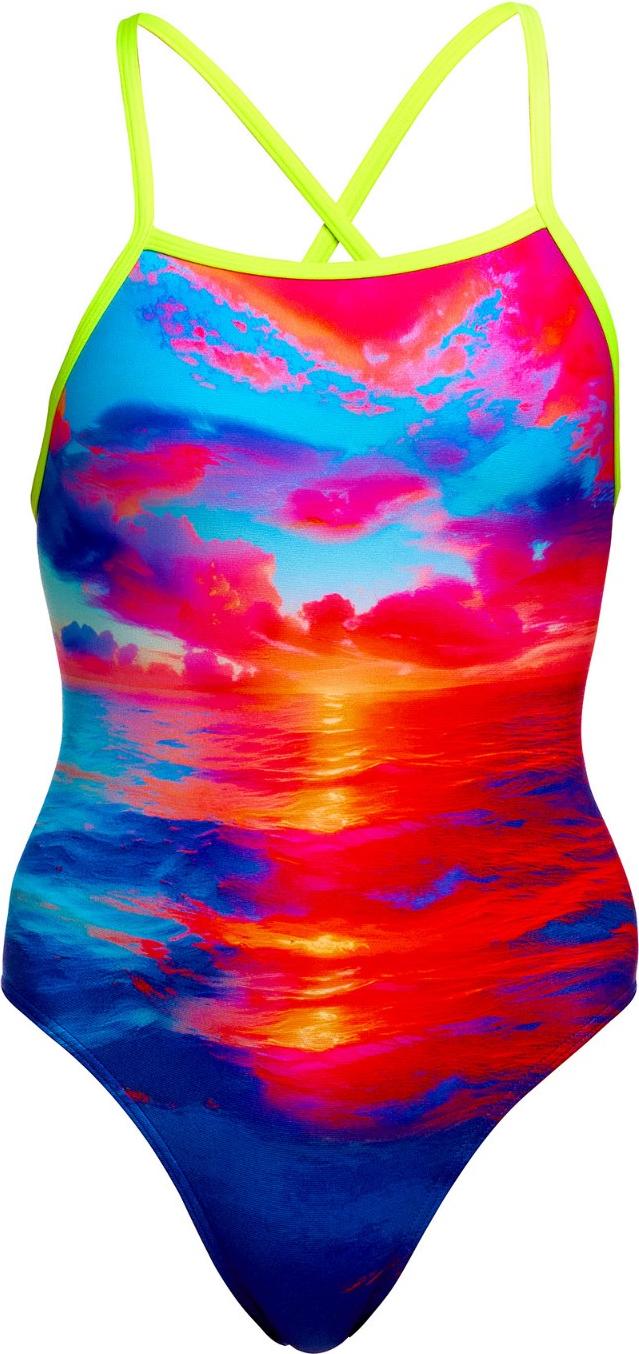 Funkita Sunset Delight Badeanzug Mädchen zum Binden, Kinder Größen:176 NEW-58786