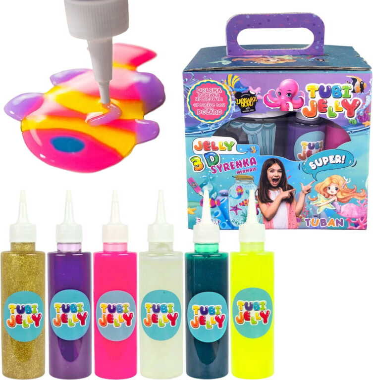 TUBAN TubiJelly 6kol ma³e akwarium Syrenka TU3330 860TU3330