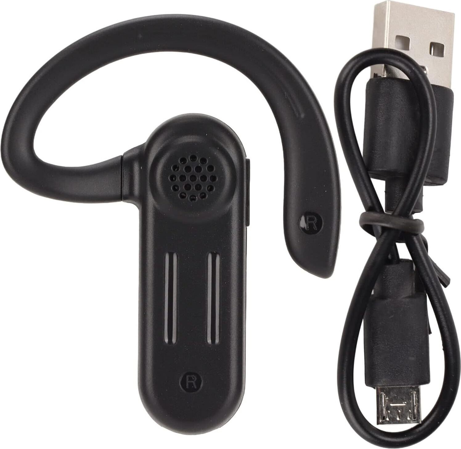 Slúchadlá Bluetooth, na služobné cesty, cestovanie, bezdrôtové slúchadlá Bluetooth V5.2, dizajn slúchadiel s ušným háčikom, digitálna vodotesnosť LED